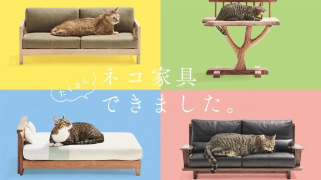あの「ネコ家具」に新作5点がお目見え！福岡＆東京で「ネコ家具EXPO！」開催