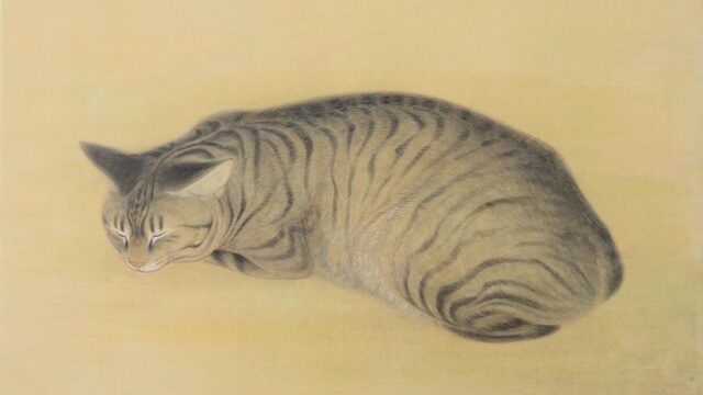 繊細な筆致で描かれるキジトラ猫に感嘆！日本画家・小熊香奈子さんと愛猫コイモちゃんの物語