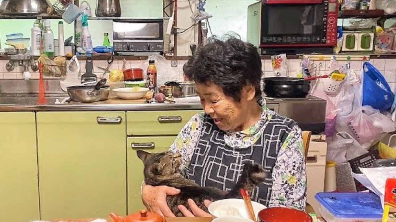 おばあちゃんと猫の田舎暮らしにほっこり…突然現れた甘えん坊の野良猫 
