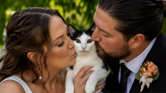 結婚式直前に子猫を保護…花嫁が閃いた披露宴でのサプライズで最高にハッピーな結末に！